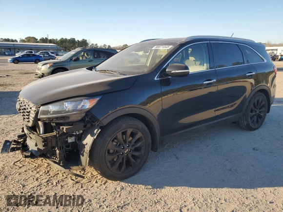 2020 Kia Sorento EX V6 with VIN 5XYPH4A53LG659830, listed as a Copart auction lot 88871045 with 45,383 mi miles and Salvage Title. Bid and sale history available at carsss.com. Image 1.