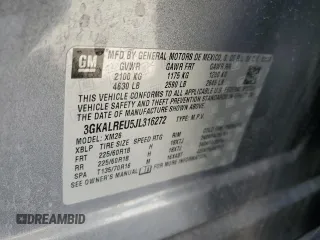 2018 GMC Terrain SLT Diesel with VIN 3GKALREU5JL316272, listed as a Copart auction lot 52600005 with 97,740 mi miles and Salvage Title. Bid and sale history available at DreamBid. Image 13.