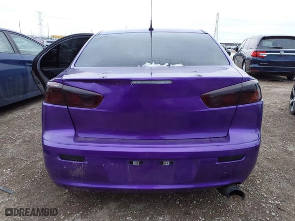 2008 Mitsubishi Lancer GTS with VIN JA3AU86U68U018362, listed as a IAAI auction lot 41347440 with 173,936 mi miles. Bid and sale history available at carsss.com. Image 16.