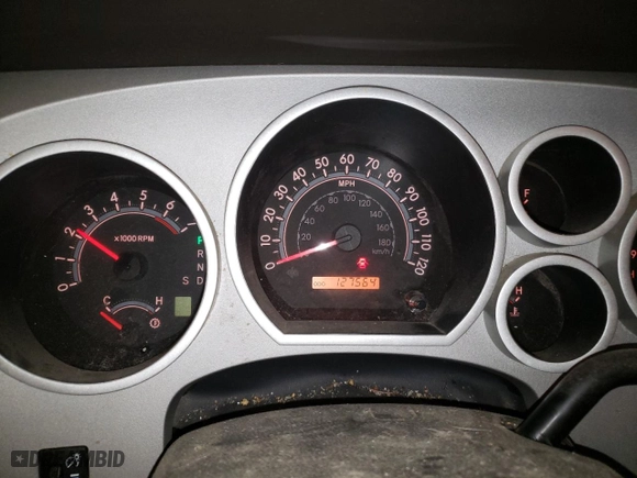 2007 Toyota Tundra SR5 with VIN 5TFBT54197X008583, listed as a Copart auction lot 49336665 with 127,564 mi miles and Non Repairable. Bid and sale history available at carsss.com. Image 9.