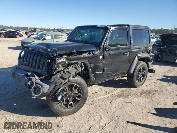 2021 Jeep Wrangler Sport S with VIN 1C4GJXAN1MW665247, listed as a Copart auction lot 84696044 with 71,693 mi miles and Salvage Title. Bid and sale history available at DreamBid. Image 1.