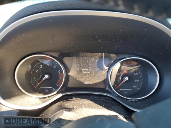 2019 Jeep Compass Altitude with VIN 3C4NJCBB4KT685886, listed as a Copart auction lot 74111314 with 24,455 mi miles and Salvage Title. Bid and sale history available at carsss.com. Image 9.