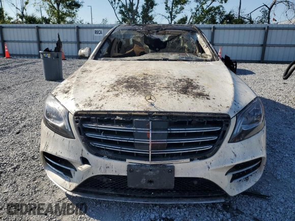2018 Mercedes-Benz S 560 with VIN WDDUG8GB3JA406262, listed as a Copart auction lot 50542265 with Not Provided miles and Salvage Title. Bid and sale history available at carsss.com. Image 5.