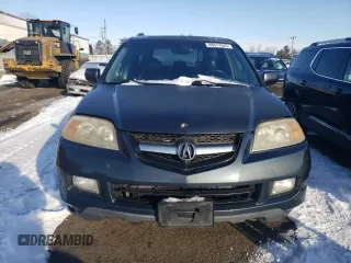 2006 Acura MDX with VIN 2HNYD18296H510025, listed as a Copart auction lot 89017045 with 160,258 mi miles and Clean Title. Bid and sale history available at carsss.com. Image 5.