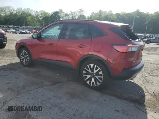 2020 Ford Escape SE Sport Hybrid with VIN 1FMCU9BZ4LUB54527, listed as a Copart auction lot 57207305 with 76,628 mi miles and Salvage title. Bid and sale history available at DreamBid. Image 2.