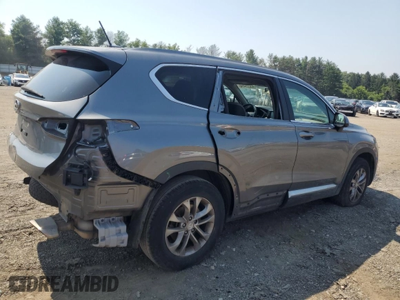 2019 Hyundai Santa Fe SE with VIN 5NMS23AD4KH033124, listed as a Copart auction lot 63225414 with 77,210 mi miles and Non Repairable. Bid and sale history available at carsss.com. Image 3.