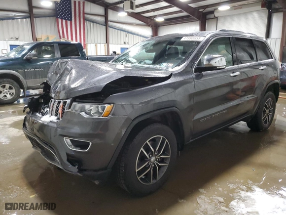2018 Jeep Grand Cherokee Limited with VIN 1C4RJFBG8JC321561, listed as a Copart auction lot 41998655 with 82,451 mi miles and Salvage Title. Bid and sale history available at carsss.com. Image 1.