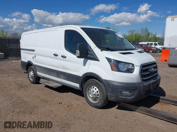 2020 Ford Transit Cargo with VIN 1FTBR2YGXLKB09134, listed as a IAAI auction lot 42117636 with 120,037 mi miles and . Bid and sale history available at DreamBid. Image 1.