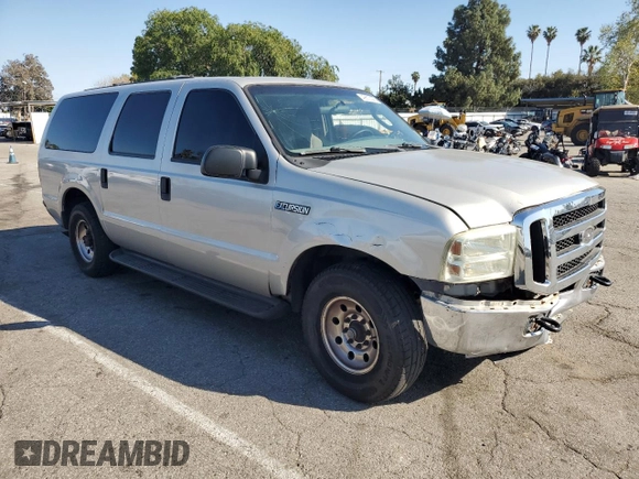 2005 Ford Excursion Special Serv с VIN 1FMNU40L45ED43492, выставлен на аукционе Copart как лот 49870025 с пробегом 175 064 миль миль и Списание • Salvage title. История ставок и продаж доступна на DreamBid. Изображение 4.