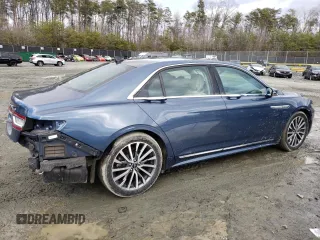 2018 Lincoln Continental Select with VIN 1LN6L9SK2J5605982, listed as a Copart auction lot 47934135 with 42,127 mi miles and Salvage Title. Bid and sale history available at carsss.com. Image 3.