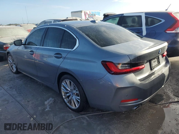 2024 BMW 3 Series 330e with VIN 3MW39FF07R8E10100, listed as a Copart auction lot 74525254 with 0 mi miles and Non Repairable. Bid and sale history available at carsss.com. Image 2.