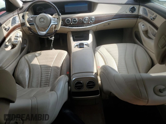 2019 Mercedes-Benz S 450 with VIN WDDUG6EBXKA425142, listed as a Copart auction lot 53350515 with 69,285 mi miles and Salvage Title. Bid and sale history available at DreamBid. Image 8.