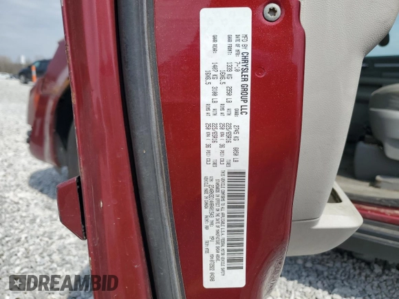 2010 Dodge Grand Caravan Hero with VIN 2D4RN3D14AR401543, listed as a Copart auction lot 53802445 with 237,283 mi miles and Salvage Title. Bid and sale history available at DreamBid. Image 13.
