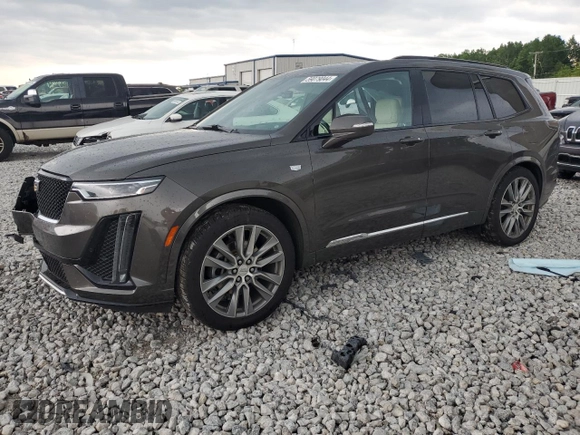 2020 Cadillac XT6 AWD Sport with VIN 1GYKPGRS1LZ135807, listed as a Copart auction lot 59079044 with 152,771 mi miles and Non Repairable. Bid and sale history available at carsss.com. Image 1.