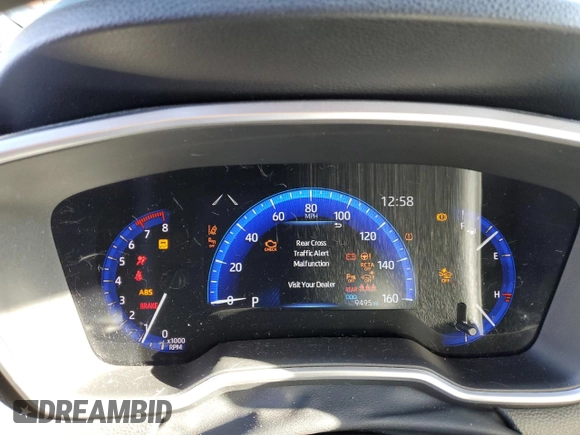 2022 Toyota Corolla Cross XLE z VIN 7MUDAABG2NV043649, wystawiony jako Copart lot #76577044 z przebiegiem 9 495 mil mil oraz Szkoda całkowita • Salvage title. Historia ofert i sprzedaży dostępna na DreamBid. Obrazek 9.