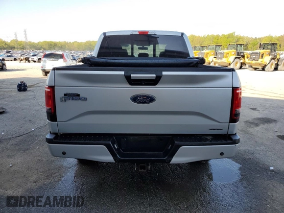 2016 Ford F-150 XLT with VIN 1FTEW1EF7GKE07996, listed as a Copart auction lot 52778085 with 170,398 mi miles and Salvage Title. Bid and sale history available at DreamBid. Image 6.