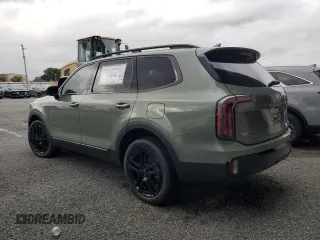 2024 Kia Telluride SX X-Line with VIN 5XYP5DGC2RG555644, listed as a Copart auction lot 81034464 with 14 mi miles and Salvage Title. Bid and sale history available at carsss.com. Image 2.