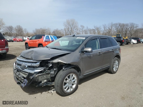 2014 Ford Edge Limited with VIN 2FMDK4KCXEBA93606, listed as a Copart auction lot 49056205 with 127,562 mi miles and Salvage Title. Bid and sale history available at carsss.com. Image 1.