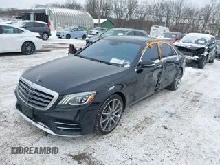 2019 Mercedes-Benz S 560 with VIN WDDUG8GB5KA433531, listed as a IAAI auction lot 41393877 with 106,653 mi miles and . Bid and sale history available at carsss.com. Image 2.