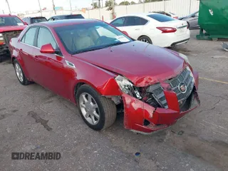 2008 Cadillac CTS RWD w/1SA with VIN 1G6DF577980191173, listed as a IAAI auction lot 40990998 with 115,589 mi miles. Bid and sale history available at carsss.com. Image 1.