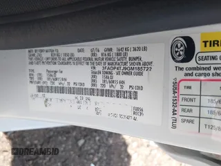 2016 Ford Fiesta S with VIN 3FADP4TJ9GM185722, listed as a IAAI auction lot 42436083 with 69,256 mi miles and . Bid and sale history available at DreamBid. Image 9.