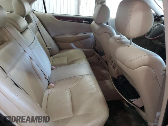 2003 Lexus ES 300 with VIN JTHBF30G030105503, listed as a Copart auction lot 53875065 with 332,920 mi miles and Salvage Title. Bid and sale history available at DreamBid. Image 10.