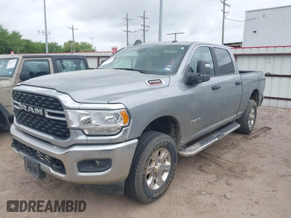 2024 Ram 2500 Big Horn with VIN 3C6UR5DJ5RG336430, listed as a IAAI auction lot 41939215 with 23,394 mi miles. Bid and sale history available at carsss.com. Image 2.
