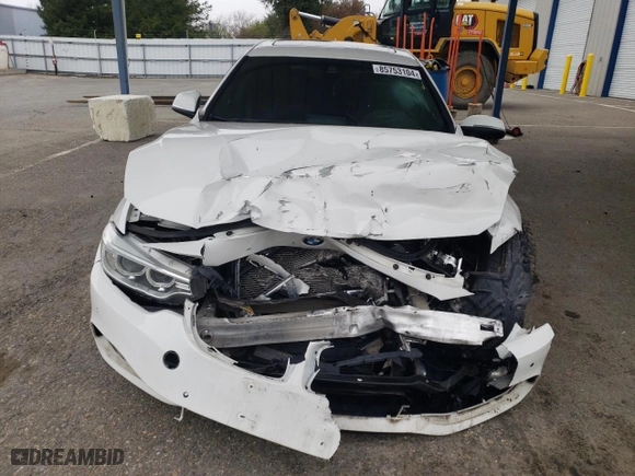 2016 BMW 4 Series 435i with VIN WBA4B1C59GG242924, listed as a Copart auction lot 85753104 with 0 mi miles and Salvage Title. Bid and sale history available at carsss.com. Image 5.