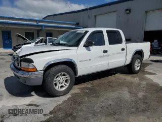 2001 Dodge Dakota Sport with VIN 1B7GL2AN51S192405, listed as a Copart auction lot 51256284 with 161,387 mi miles and Salvage Title. Bid and sale history available at DreamBid. Image 1.