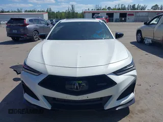 2023 Acura TLX Type S with VIN 19UUB7F00PA002221, listed as a IAAI auction lot 39101435 with 6,376 mi miles and . Bid and sale history available at carsss.com. Image 13.
