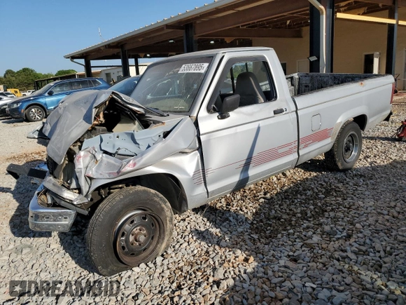 1991 Ford Ranger with VIN 1FTCR10U9MUC84433, listed as a Copart auction lot 53667895 with 61,258 mi miles and Salvage title. Bid and sale history available at DreamBid. Image 1.