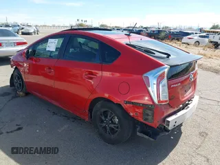 2013 Toyota Prius One with VIN JTDKN3DU1D1638010, listed as a IAAI auction lot 41599746 with 1 mi miles. Bid and sale history available at carsss.com. Image 3.