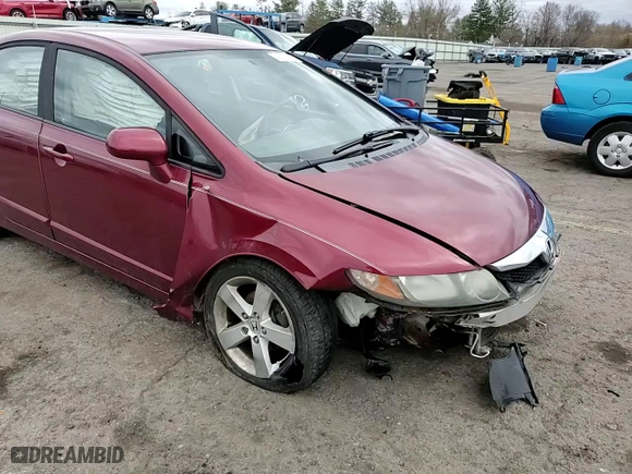 2010 Honda Civic Sdn LX-S with VIN 19XFA1F66AE073892, listed as a Copart auction lot 48577855 with 132,061 mi miles and Salvage Title. Bid and sale history available at carsss.com. Image 11.