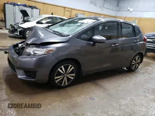 2015 Honda Fit EX-L with VIN 3HGGK5H89FM747538, listed as a Copart auction lot 48853795 with 73,361 mi miles and Clean Title. Bid and sale history available at carsss.com. Image 1.