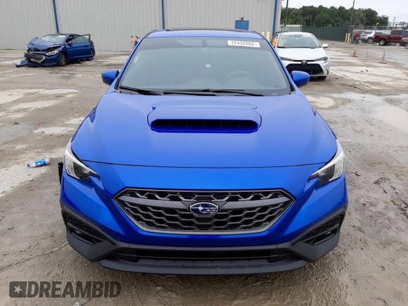 2022 Subaru WRX Premium with VIN JF1VBAF65N9002756, listed as a Copart auction lot 72432002 with 13,933 mi miles. Bid and sale history available at carsss.com. Image 5.