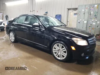 2008 Mercedes-Benz C 300 Sport with VIN WDDGF54X68F090643, listed as a Copart auction lot 88747285 with 116,574 mi miles and Salvage title. Bid and sale history available at DreamBid. Image 4.