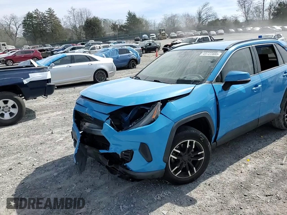 2019 Toyota RAV4 LE with VIN JTMK1RFV2KD018508, listed as a Copart auction lot 49722885 with 93,043 mi miles and Salvage Title. Bid and sale history available at carsss.com. Image 11.