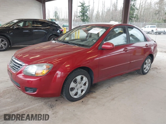 2009 Kia Spectra LX z VIN KNAFE222195667582, wystawiony jako IAAI lot #41836327 z przebiegiem 96 745 mil mil oraz . Historia ofert i sprzedaży dostępna na DreamBid. Obrazek 2.