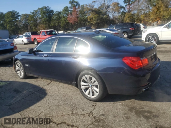 2011 BMW 7 Series 740i with VIN WBAKA4C51BC613053, listed as a Copart auction lot 81778304 with 92,634 mi miles and Salvage Title. Bid and sale history available at carsss.com. Image 2.