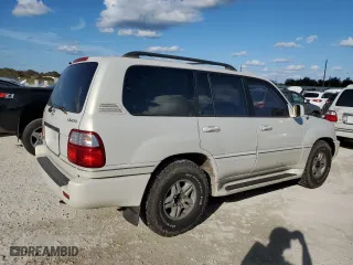 2001 Lexus LX 470 with VIN JTJHT00W413510279, listed as a Copart auction lot 75103974 with 0 mi miles and Non Repairable. Bid and sale history available at carsss.com. Image 3.