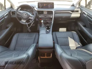 2022 Lexus RX 450h with VIN 2T2JGMDA3NC092983, listed as a Copart auction lot 52555535 with 14,140 mi miles and Salvage title. Bid and sale history available at DreamBid. Image 8.