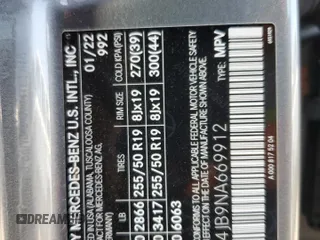 2022 Mercedes-Benz GLE 350 z VIN 4JGFB4JB9NA669912, wystawiony jako Copart lot #57351545 z przebiegiem 41 071 mil mil oraz Szkoda całkowita • Salvage title. Historia ofert i sprzedaży dostępna na DreamBid. Obrazek 13.