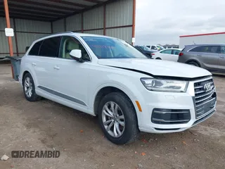 2019 Audi Q7 Premium with VIN WA1AAAF7XKD007748, listed as a IAAI auction lot 41108734 with 56,295 mi miles and . Bid and sale history available at DreamBid. Image 1.