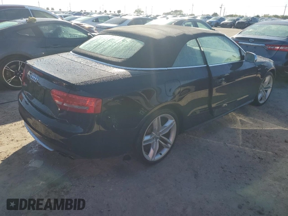 2010 Audi S5 Prestige with VIN WAUVGAFH8AN013634, listed as a Copart auction lot 77213984 with 43,528 mi miles and Non Repairable. Bid and sale history available at carsss.com. Image 3.