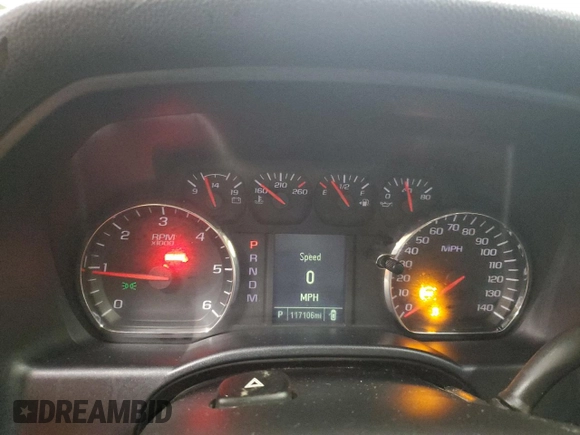 2016 Chevrolet Silverado 1500 LS with VIN 1GCVKNEC4GZ261847, listed as a Copart auction lot 81787664 with 117,106 mi miles and Clean Title. Bid and sale history available at carsss.com. Image 9.