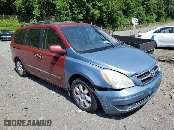 2008 Hyundai Entourage GLS z VIN KNDMC233686048783, wystawiony jako Copart lot #61812894 z przebiegiem 200 566 mil mil oraz Tytuł czysty. Historia ofert i sprzedaży dostępna na DreamBid. Obrazek 4.