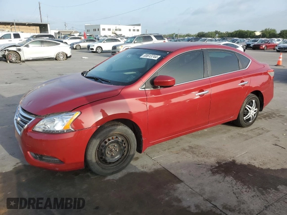 2013 Nissan Sentra FE+ S with VIN 3N1AB7AP2DL621741, listed as a Copart auction lot 65613744 with Not Provided miles and Salvage Title. Bid and sale history available at DreamBid. Image 1.