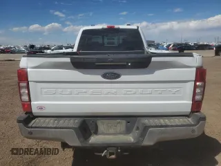 2022 Ford F-350 XL with VIN 1FT8W3BT6NEE97625, listed as a Copart auction lot 53880215 with 110,664 mi miles and Salvage title. Bid and sale history available at DreamBid. Image 6.