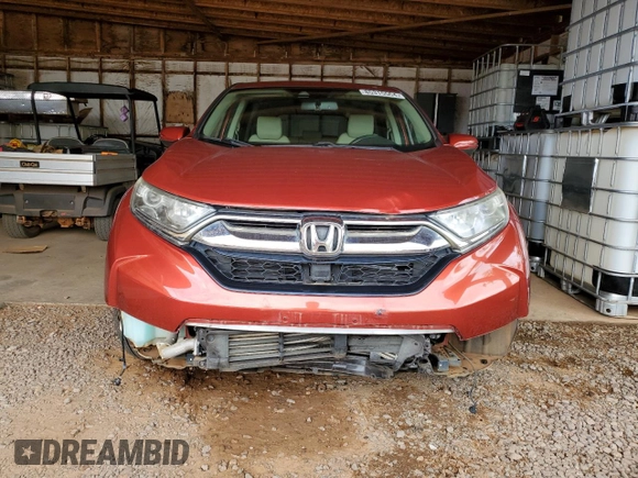 2017 Honda CR-V EX-L with VIN 2HKRW1H81HH509356, listed as a Copart auction lot 49499675 with 40,771 mi miles and Salvage Title. Bid and sale history available at carsss.com. Image 5.