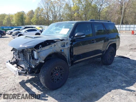 2024 Toyota 4Runner TRD Off Road with VIN JTERU5JR5R6263743, listed as a IAAI auction lot 41924894 with 13,124 mi miles and . Bid and sale history available at DreamBid. Image 2.